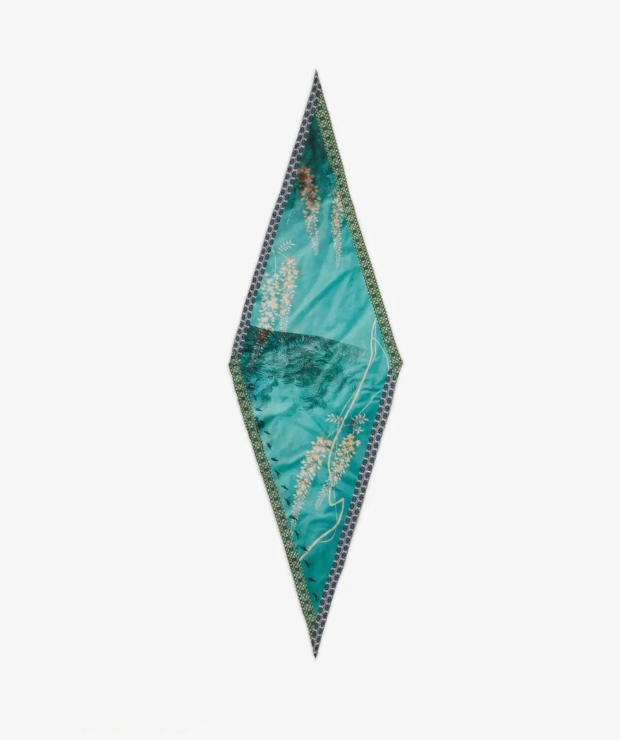 スカーフ PIERRE LOUIS MASCIA \"ALOEUW+WONDERFUL\" SCARF CM 65X190 ALOEWON Scarf Silk 65x190 in Multicolor | Pierre-Louis Mascia®